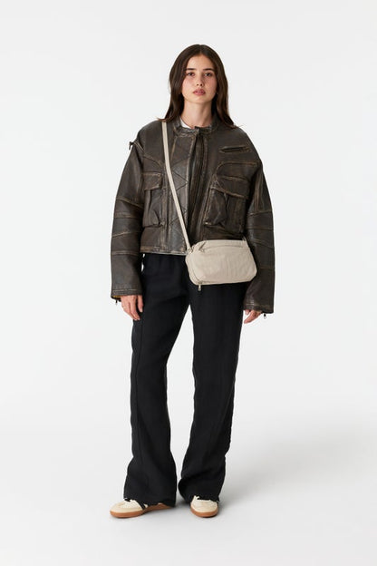 The Compactible Backpack in Oat