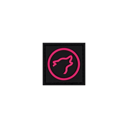 Wolf Head Logo Black/Pink