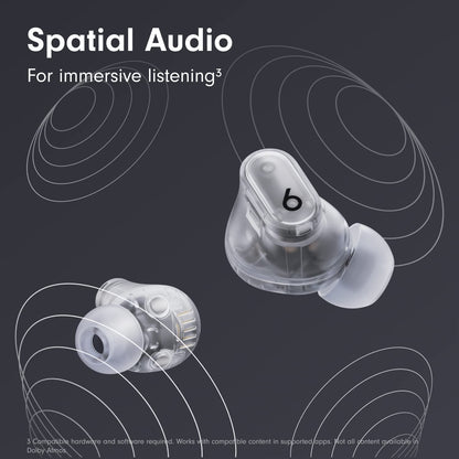 Beats Studio Buds + True Wireless Noise Cancelling Earbuds - Transparent - MQLK3LL/A