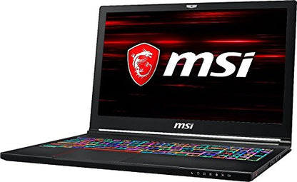 MSI 15.6" Gaming Laptop - Intel i7, 16GB RAM, GTX 1060, 1TB HDD + 256GB SSD, Aluminum Black - GS63 STEALTH-010