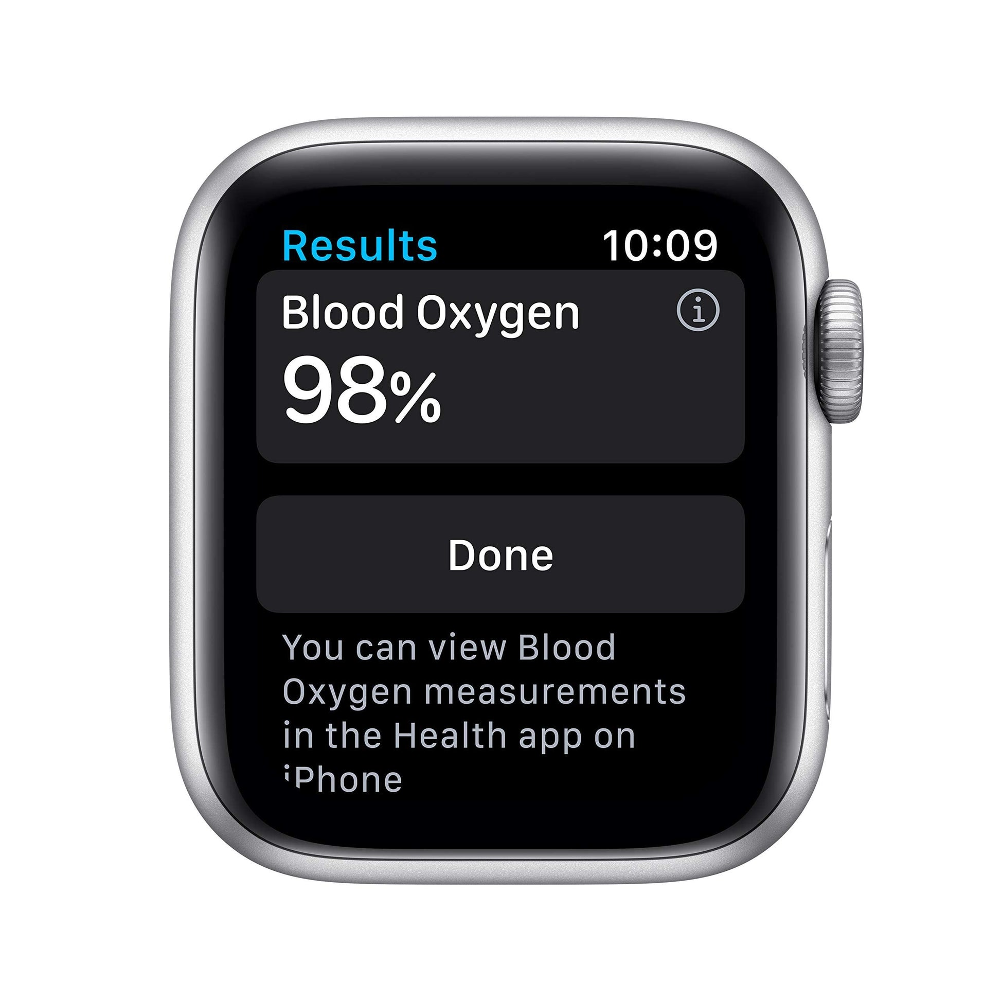 Apple Watch Series 6 (GPS, 40mm) - Silver Aluminum Case with White Sport Band - MG283LL/A