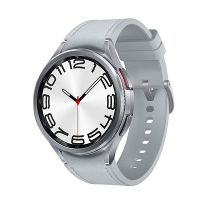 Samsung Galaxy Watch6 Classic Stainless Steel Smartwatch 47mm BT - Silver - SM-R960NZSAXAA