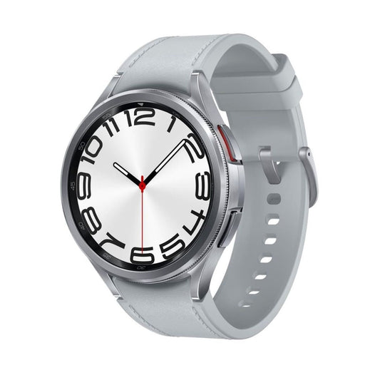 Samsung Galaxy Watch6 Classic Stainless Steel Smartwatch 47mm BT - Silver - SM-R960NZSAXAA