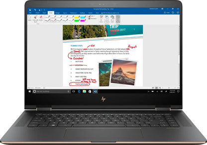 HP Spectre x360 2in1 UHD Touch-i7-8550U-16GB RAM-MX150 - 512GB SSD - 15-ch0011nr