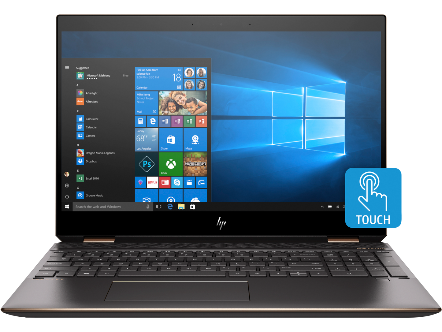 HP Spectre x360 - 15.6" UHD Touch - i7-10510U - 16GB RAM - GeForce MX250 - 512GB SSD - 15-df1075nr