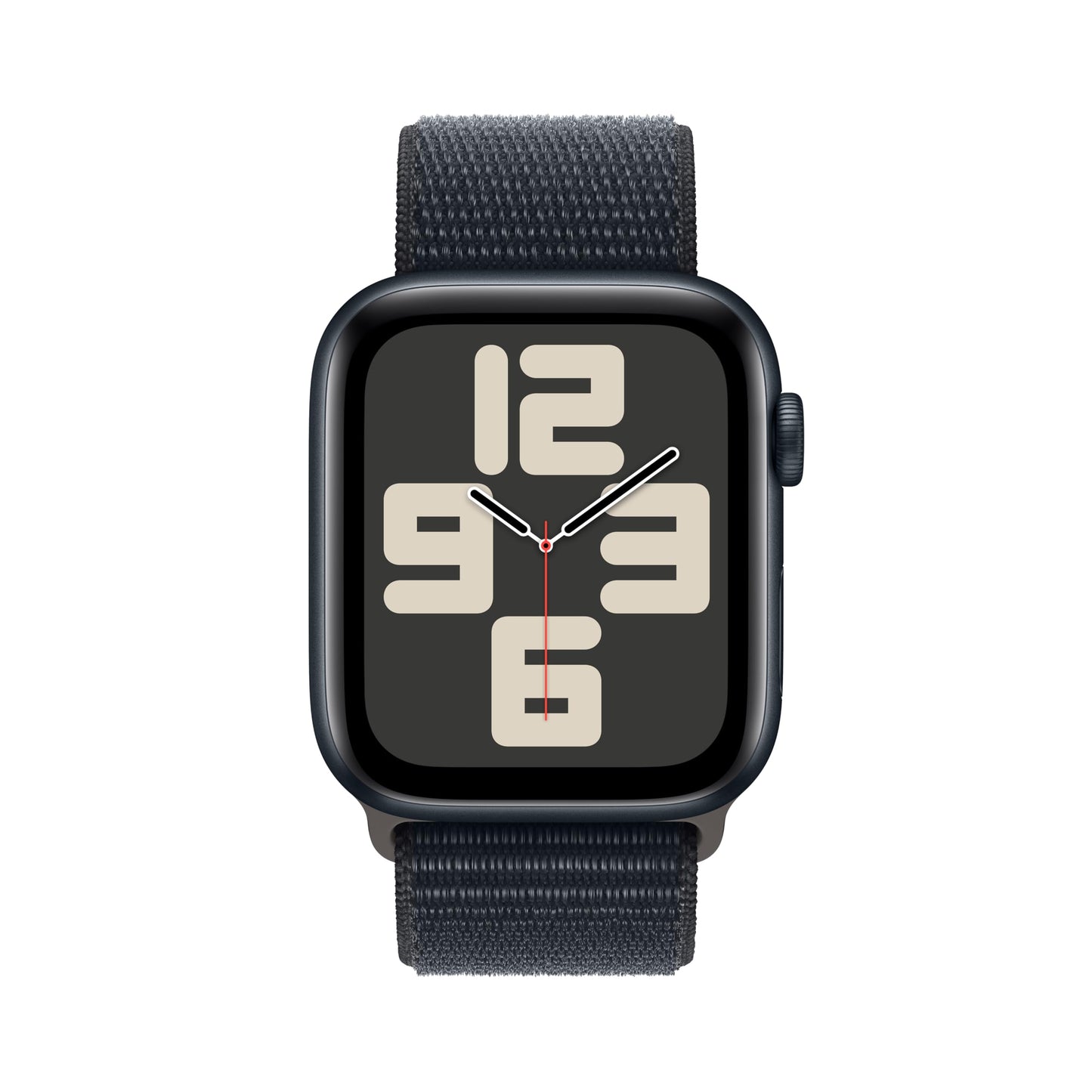 Apple Watch SE 2nd Generation (GPS + Cellular) 44mm Midnight Aluminum Case with Midnight Sport Loop