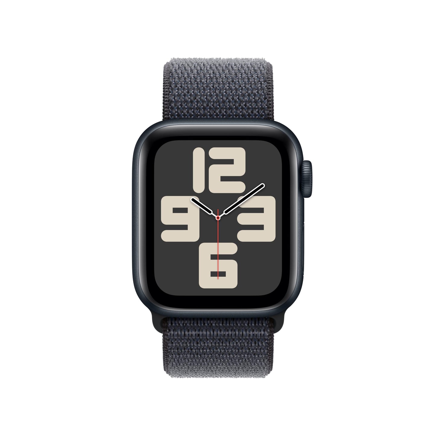 Apple Watch SE 2nd Gen (GPS) 40mm Aluminum Case with Ink Sport Loop - Midnight - (2024) - MXEA3LL/A