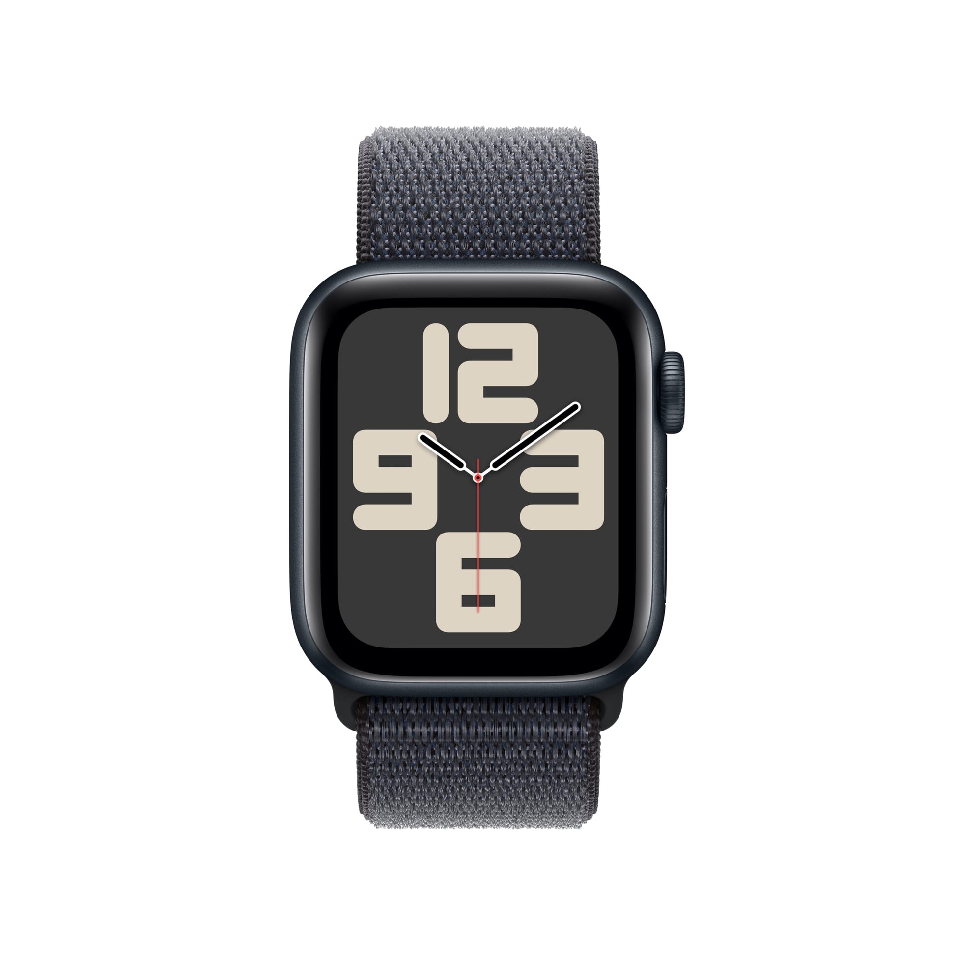 Apple Watch SE 2nd Gen (GPS) 40mm Aluminum Case with Ink Sport Loop - Midnight - (2024) - MXEA3LL/A