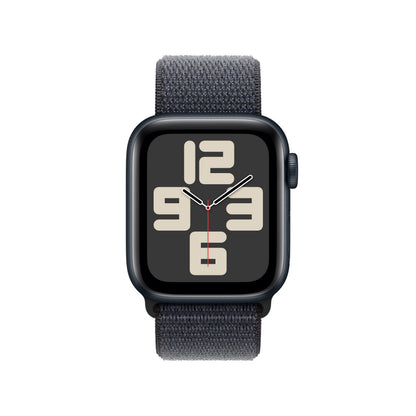 Apple Watch SE 2nd Gen (GPS) 40mm Aluminum Case with Ink Sport Loop - Midnight - (2024) - MXEA3LL/A