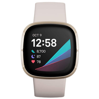Fitbit Sense Advanced Health Smartwatch ? Soft Gold ? FB512GLWT