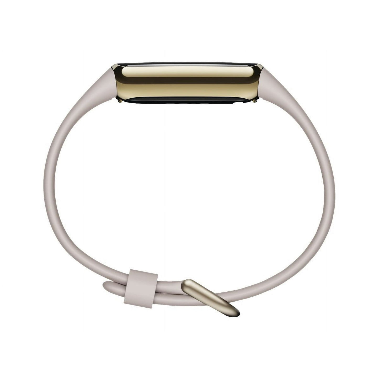 Fitbit Luxe Fitness & Wellness Tracker ? Soft Gold Case with White Band ? FB422GLWT
