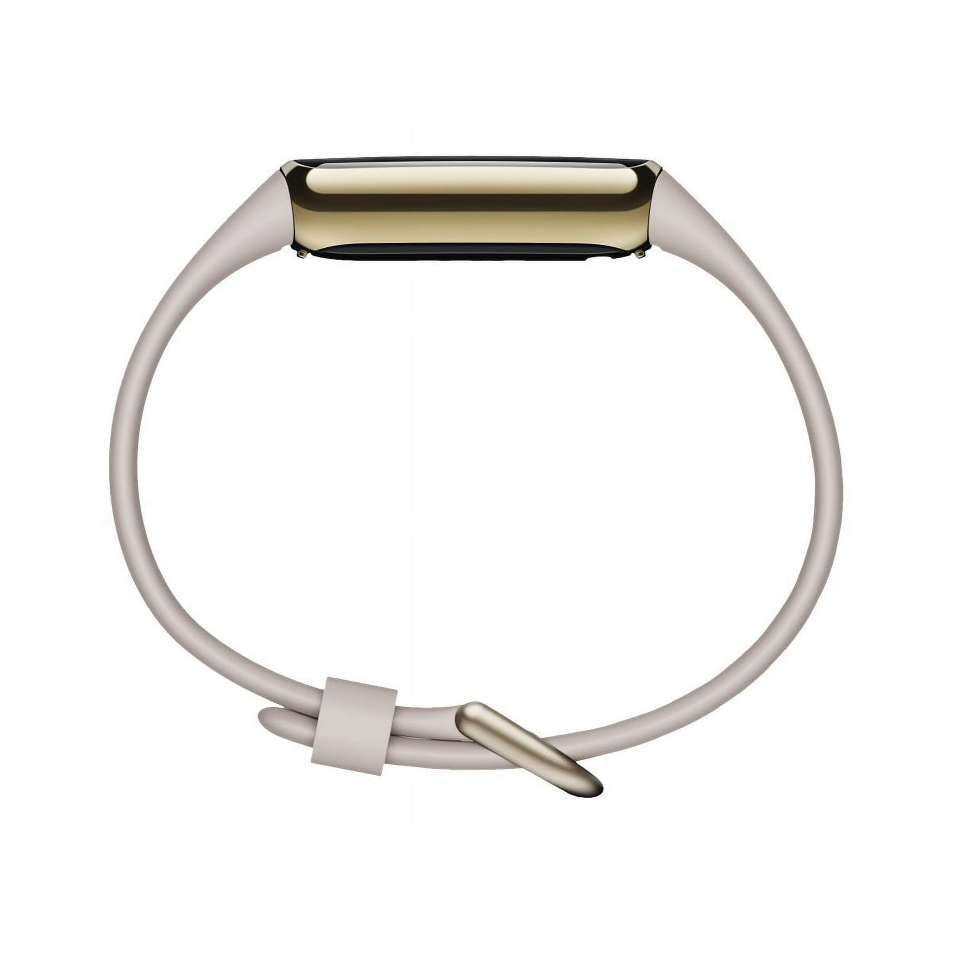 Fitbit Luxe Fitness & Wellness Tracker ? Soft Gold Case with White Band ? FB422GLWT