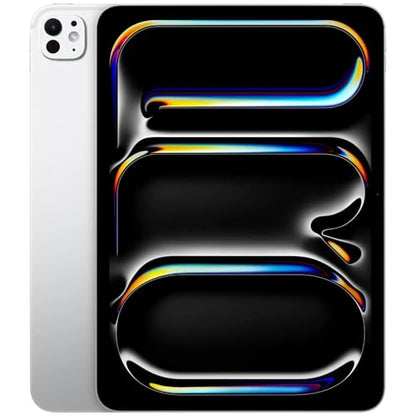 Apple 11-inch iPad Pro (M4, 2024) ? Wi-Fi + Cellular ? 1TB ? OLED Nano-Texture Glass ? Silver ? Unlocked ? MWRQ3LL/A