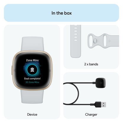 Fitbit - Sense 2 Advanced Health Smartwatch - Pale Gold - FB521GLBM-US
