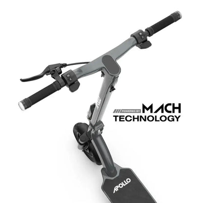 Apollo - Air Premium Electric Scooter w/43 mi Max Range & 21 mph Max Speed - Space Gray