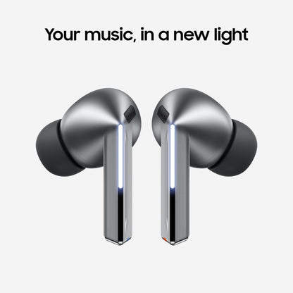 Samsung Galaxy Buds3 Pro ? True Wireless Earbuds with Active Noise Cancellation ? Silver ? SM-R630NZAAXAR