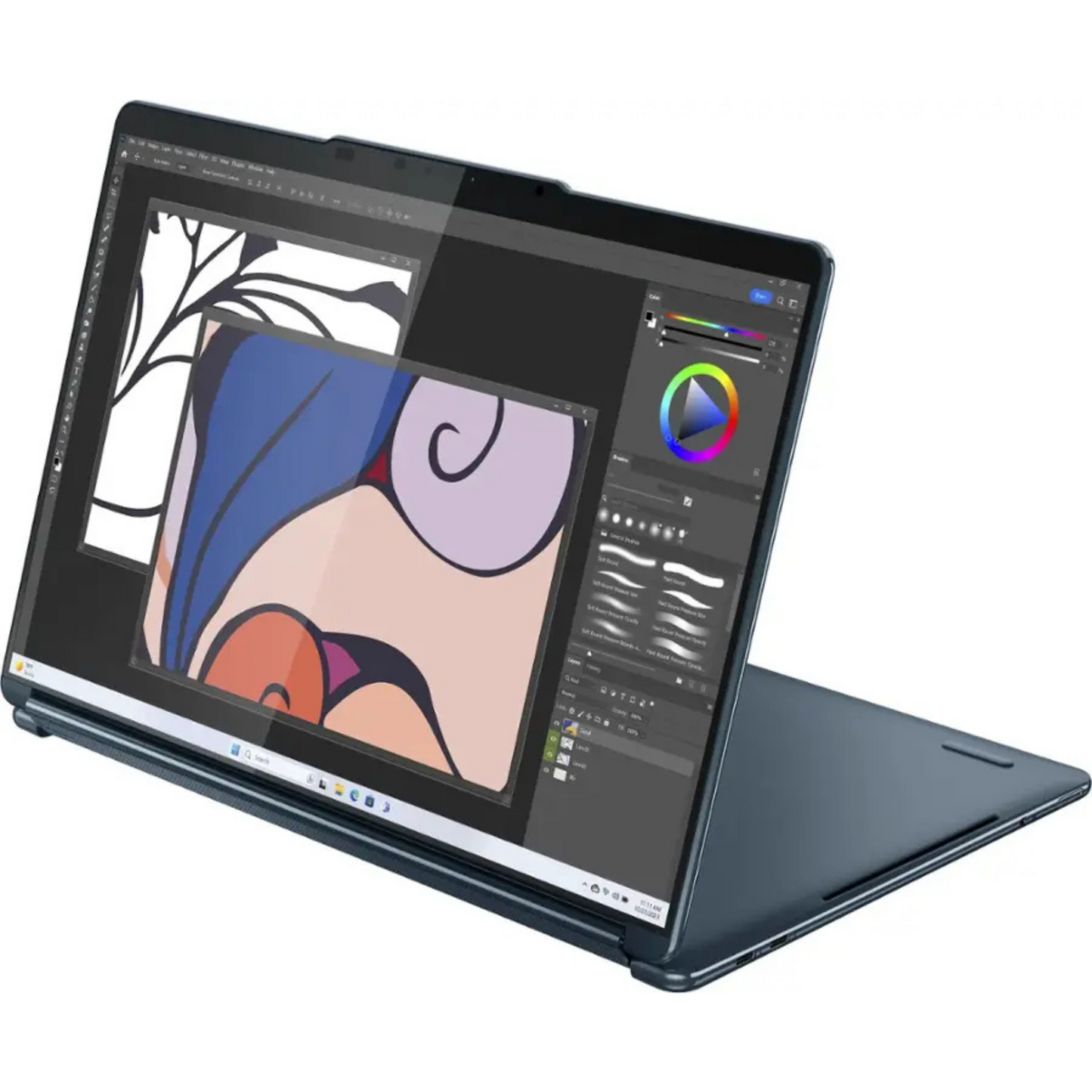 Lenovo Yoga Book 9 13IMU9 - 2.8K Touch - Ultra7-155U - 16GB RAM - 1TB SSD - Blue-W/All Accessories