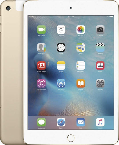 Apple iPad Mini (4th Generation, 2015) ? 7.9" Wi-Fi ? 64GB ? Gold ? MK9J2LL/A