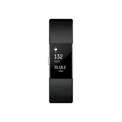 Fitbit Charge 2 Heart Rate & Fitness Wristband ? Black Small ? FB407SBKS