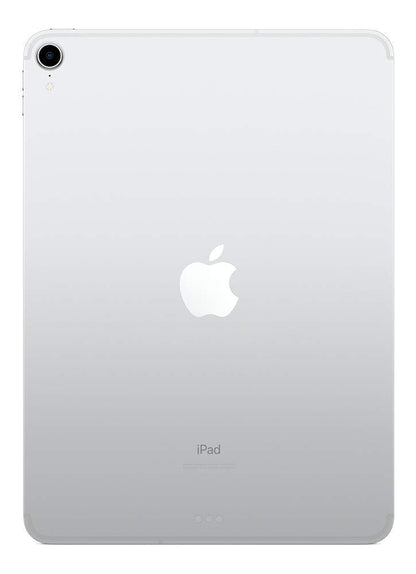 Apple 11" iPad Pro (1st Gen, 2018) ? Wi-Fi + Cellular ? 256GB ? Silver ? MU1D2LL/A