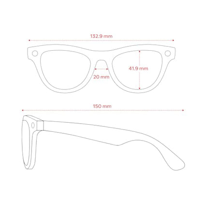 Ray-Ban Meta Skyler Glasses with Meta AI ? Audio, Photo, and Video Compatibility ? Pink Lenses ? Shiny Chalky Gray ? 67001352