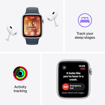 Apple Watch SE 2nd Gen (GPS) 44mm Starlight Aluminum Case w/ Starlight Sport Loop ? MRE63LL/A