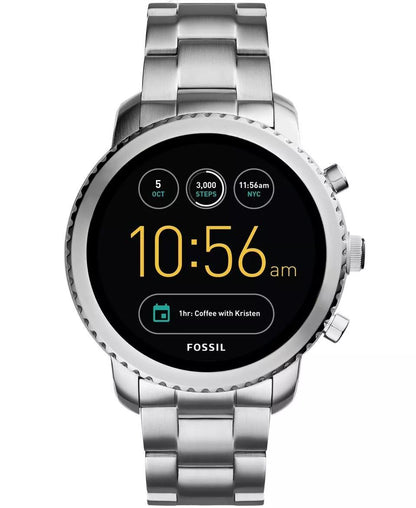 Fossil Gen 3 Explorist 46mm Silver Stainless Steel with Stainless Steel Band ? FTW4000