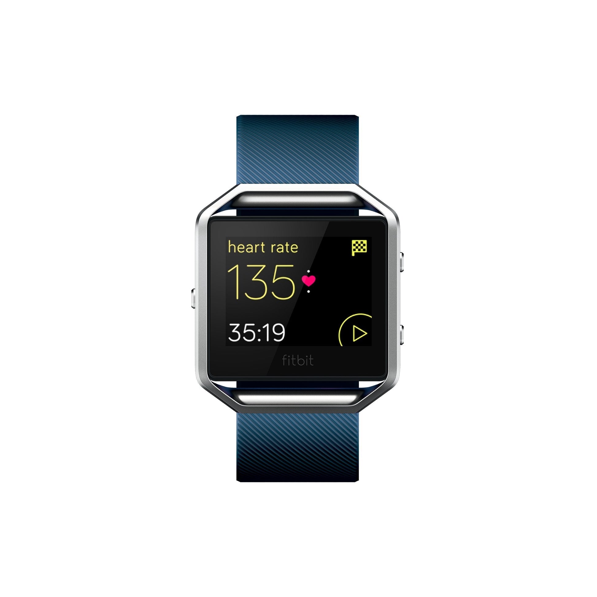 Fitbit Blaze ? Smart Fitness Watch HR Monitor ? Large ? Blue Band ? FB502SBUL
