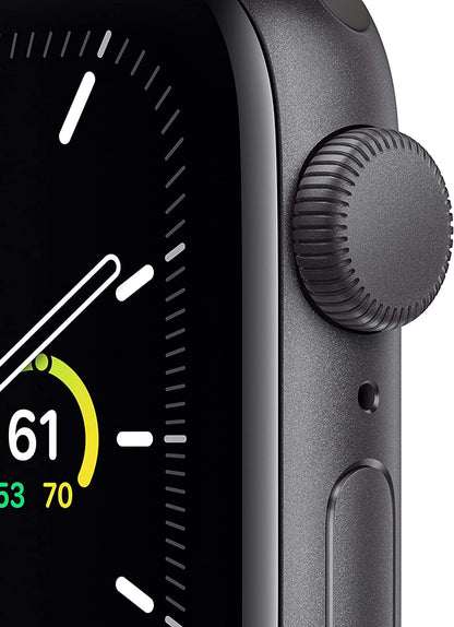 Apple Watch SE (1st Generation) (GPS) ? 40mm ? Space Gray Aluminum Case with Black Sport Band ? MYDP2LL/A