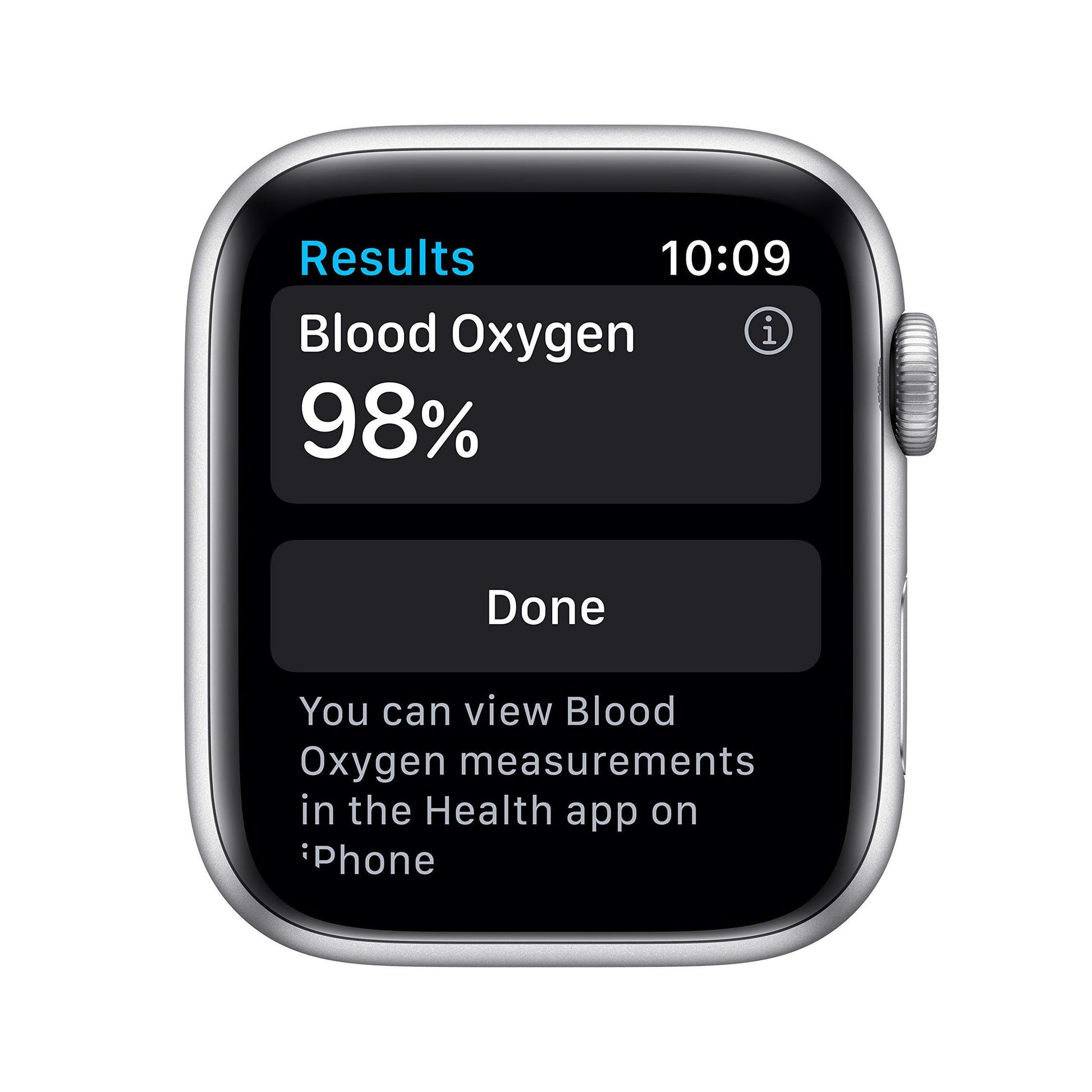 Apple Watch Series 6 44mm Silver Aluminum Case with White Sport Band GPS - M00D3LL/A