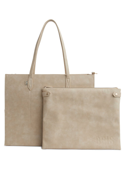 Resale The Large Work Tote in Beige