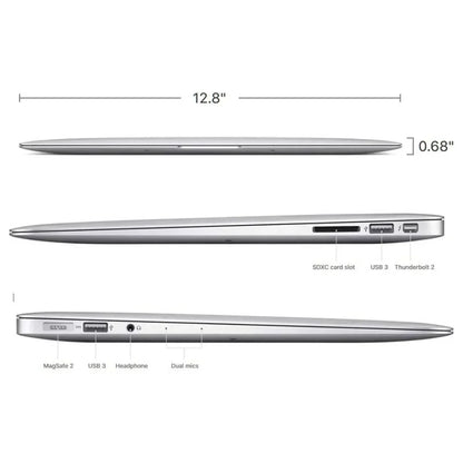 Apple MacBook Air 13" - Intel Core i5 - 8GB RAM - 256GB SSD (2017) - Silver - MQD42LL/A