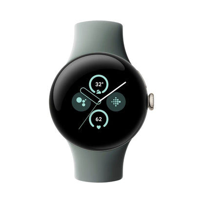 Google Pixel Watch 2 41mm Champagne Gold Smartwatch - LTE - Hazel Active Band - GA05014-US