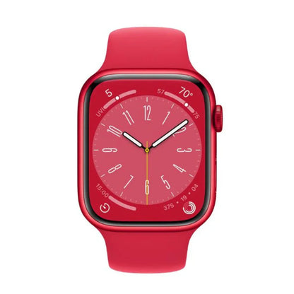 Apple Watch Series 8 GPS + Cellular, 45mm (PRODUCT) Red Aluminum Case with Red Sport Band, M/L - MNVU3LL/A