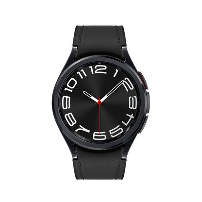 Samsung Galaxy Watch 6 Classic 43mm BT - Black Stainless Steel w/Black Leather Band - SM-R950NZKAXAA