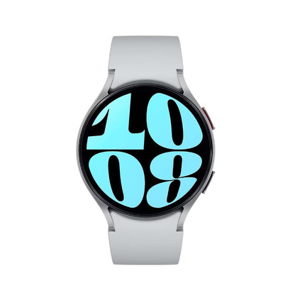 Samsung Galaxy Watch 6 44mm LTE - Silver Aluminum with Silver Sports Band - SM-R945UZSAXAA