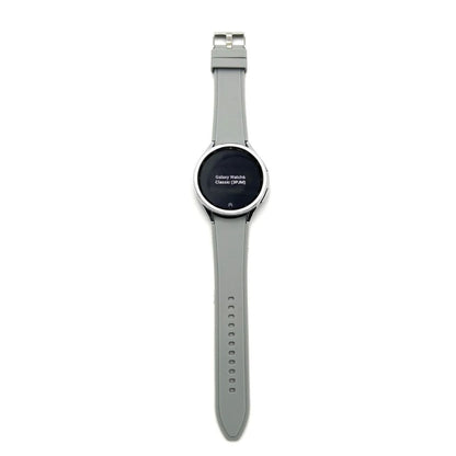 Samsung - Galaxy Watch6 Classic Stainless Steel Smartwatch 47mm BT - Silver Silicone Band