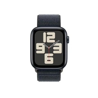 Apple Watch SE 2nd Generation (GPS) 44mm Midnight Aluminum Case with Midnight Sport Loop - MREA3LL/A
