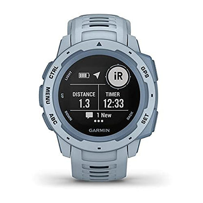 Garmin - Instinct GPS Smartwatch 45mm Fiber-Reinforced Polymer - Sea Foam - 010-02064-64