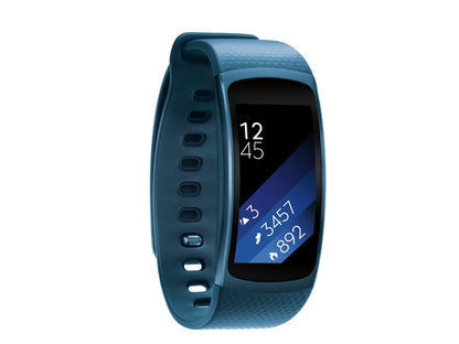 Samsung Gear Fit 2 Fitness Watch + Heart Rate (Large) - Blue - SM-R3600ZBAXAR