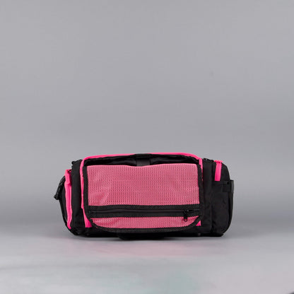 20L Mini Duffle Bag Black Neon Pink