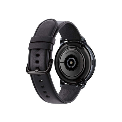 Samsung Galaxy Watch Active 2 SM-R835 40mm Stainless Steel Black Leather - LTE- SM-R835USKAXAR