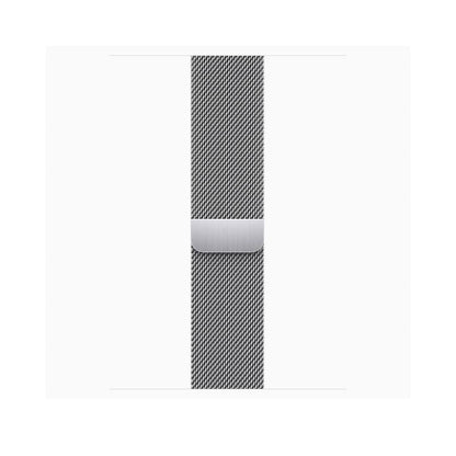 Apple Watch Series 9 (GPS + Cellular) 45mm - Silver Stainless Steel Case with Silver Milanese Loop - M/L - MRMQ3LL/A
