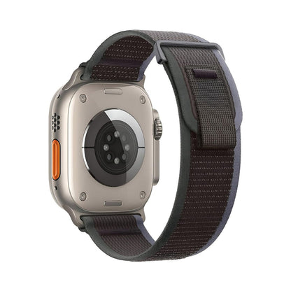 Apple Watch Ultra 2 (GPS + Cellular 49mm) Rugged Titanium Case with Blue/Black Trail Loop, M/L - MRF63LL/A