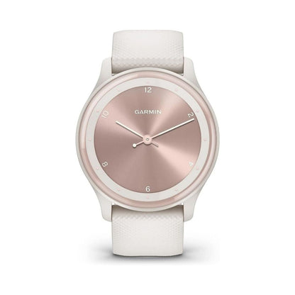 Garmin v¡vomove Sport 40mm Peach Gold With White Silicone Band - 010-02566-01