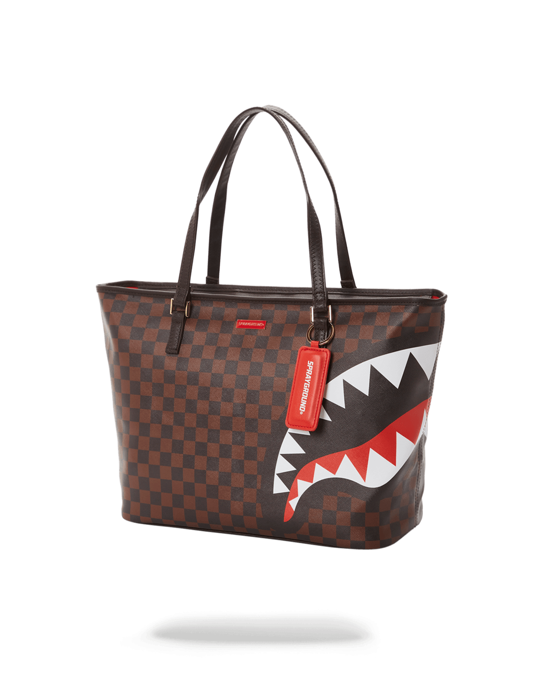CHECKS IN CAMOFLAUGE TOTE