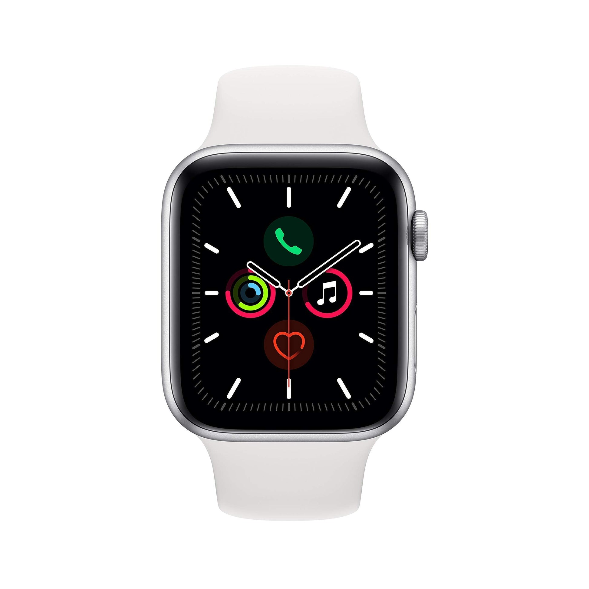 Apple Watch Series 5 44mm Silver Aluminum White Sp Band GPS - MWVD2LL/A