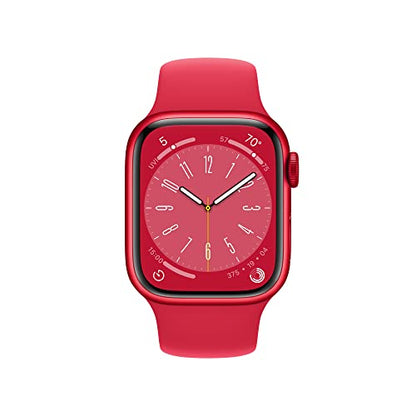 Apple Watch Series 9 GPS 41mm PRODUCT RED Aluminum Case with RED Sport Band S/M - MRXG3LL/A