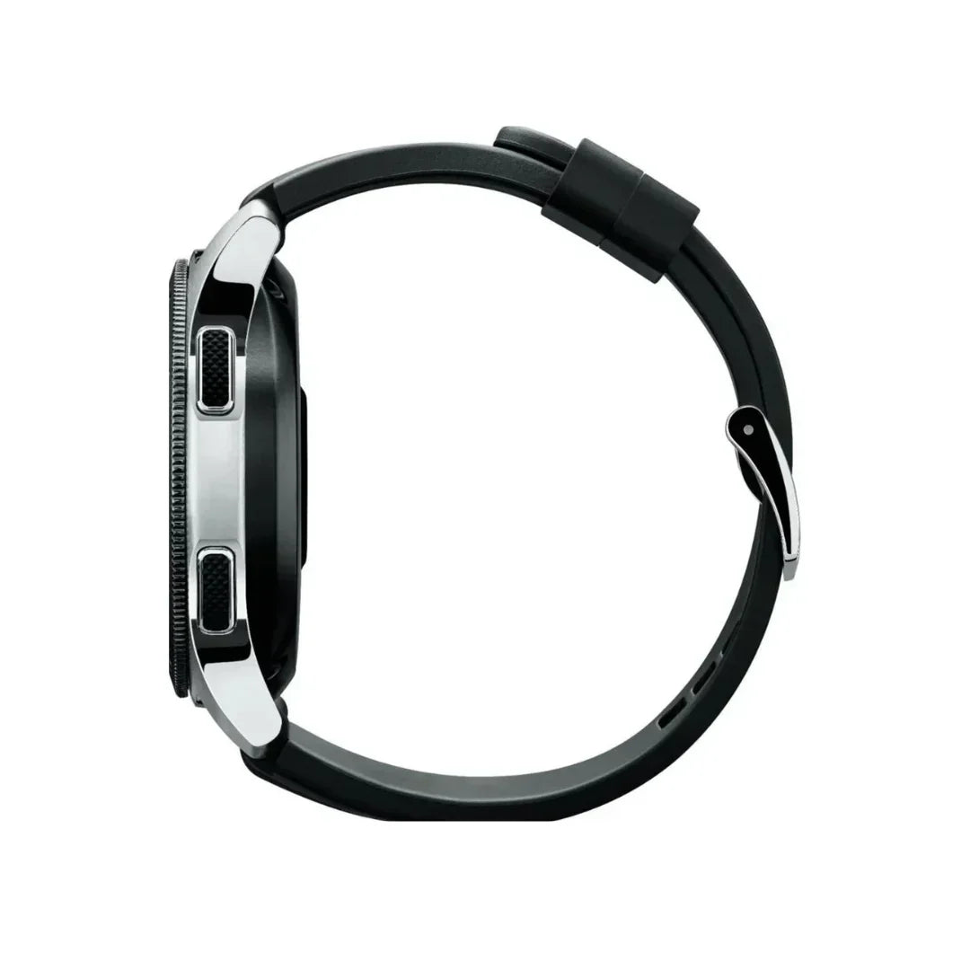 Unlocked - Samsung Galaxy Watch 46mm Stainless Steel - Silver - SM-R805UZSAXAR