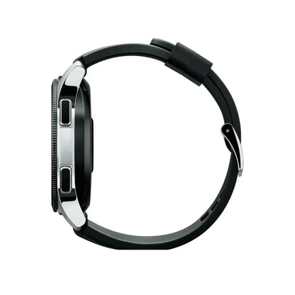 Unlocked - Samsung Galaxy Watch 46mm Stainless Steel - Silver - SM-R805UZSAXAR